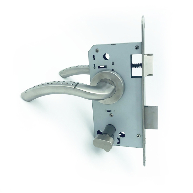 bluetooth password keyless smart door handles and lock set matt black zinc alloy lever door handle lock set