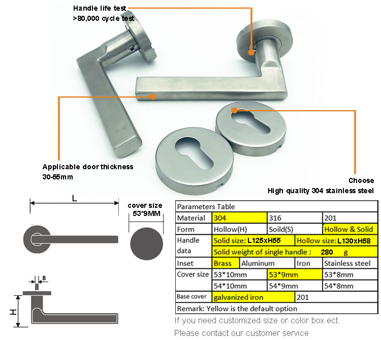 interior door locks and handles