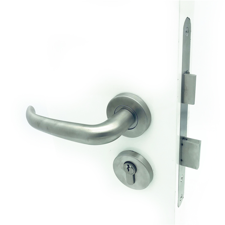 Refrigerated truck latch plate mortise front door tubular lock set door handle with lock