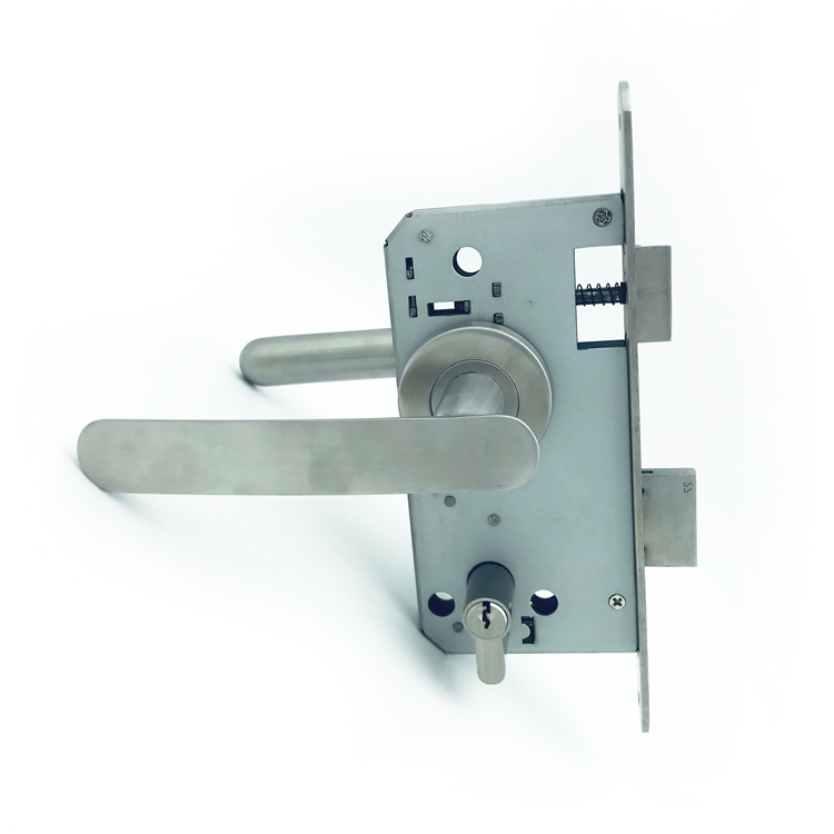 Sliding door european aluminum window wood brass push door handle and door lock sets for house