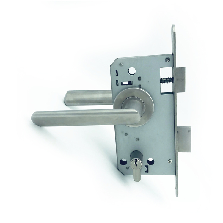 Entry door lever cylindrical squre lock square channel privac door handle set front door handles and locks for door