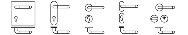 knob with lock sets round handle for front door