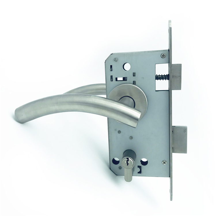 Security electric door handle lock set price waterproof outdoor key card electronic 3d face recognition smart door lock
