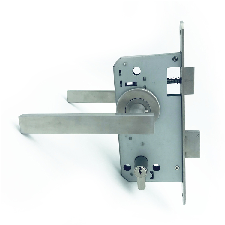 Turkey machine sliding locks and handles interior wooden door mortise lock lever handle with smart lock