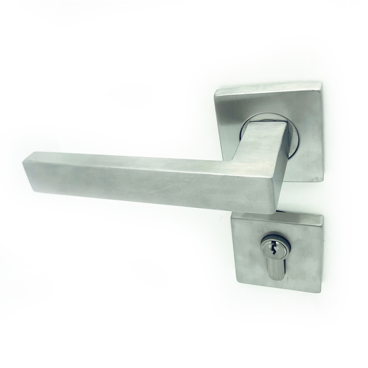 Room glass door pull handle back to back towel bar antique digital matt black zinc alloy lever door handle lock set for door