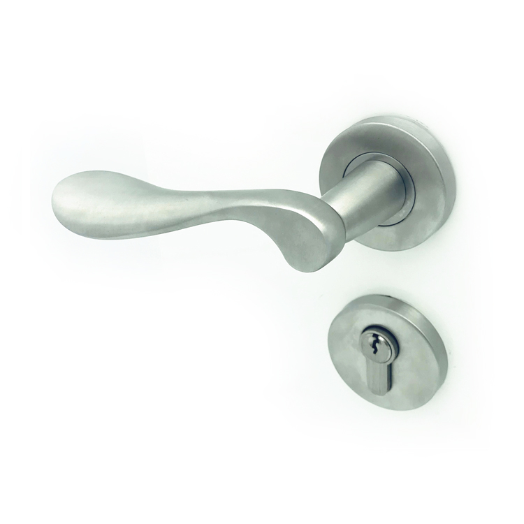 Cast Stainless steel doorknob Wood Door Lever Handle