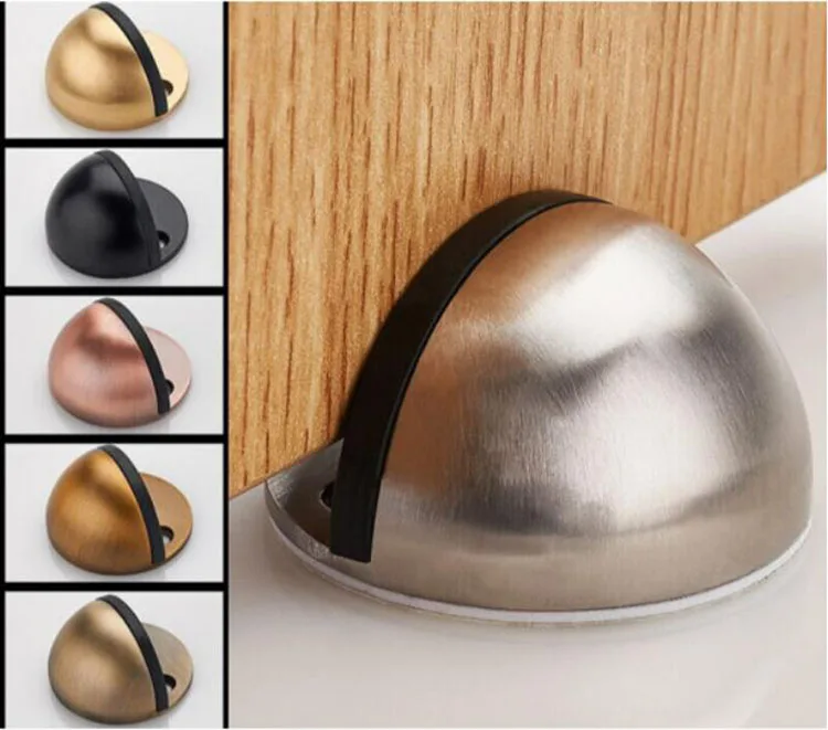 SDS01 Stain PVD Gold white Aluminium Stainless Steel Magnetic Door Stop