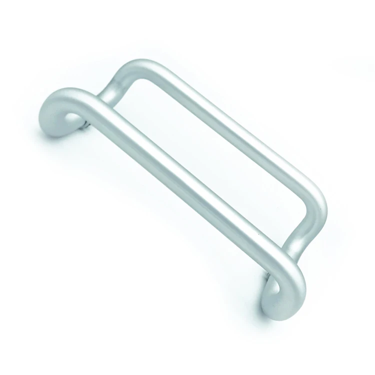 SAL03 Glass Commercial Door Pull Handle l-shape Aluminum Shower Slide Glass Door Pull Handle