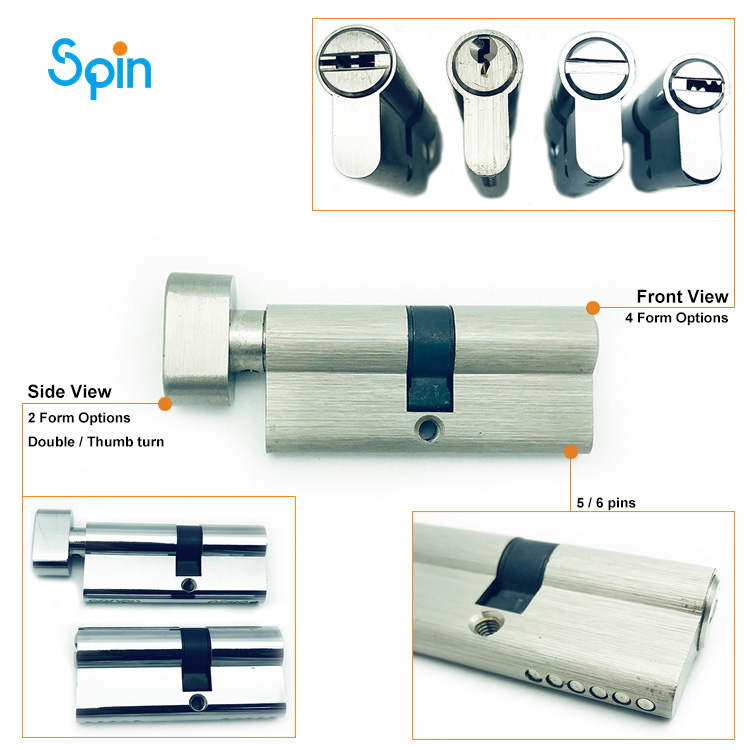 European Standard Thumb Turn Blade Cylinder Lock