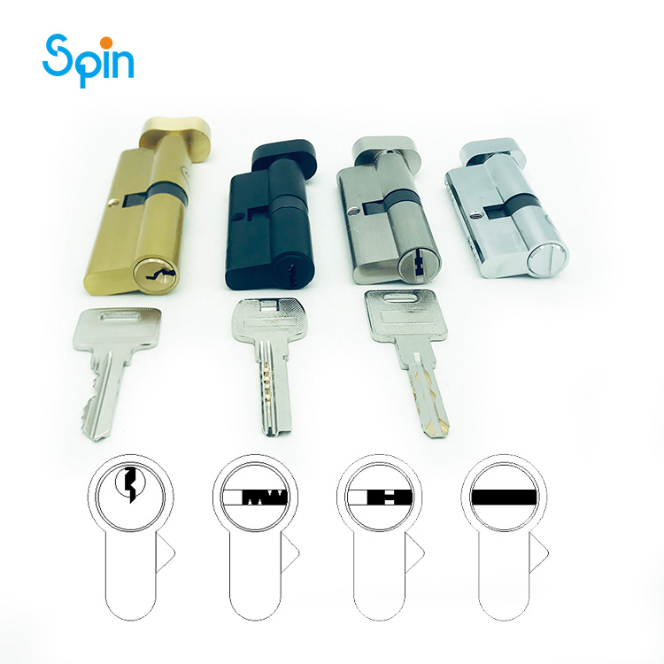 European standard Thumb Turn Bathroom Cylinder Lock